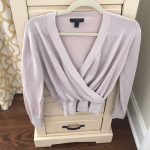 J crew sparkle wrap sweater
